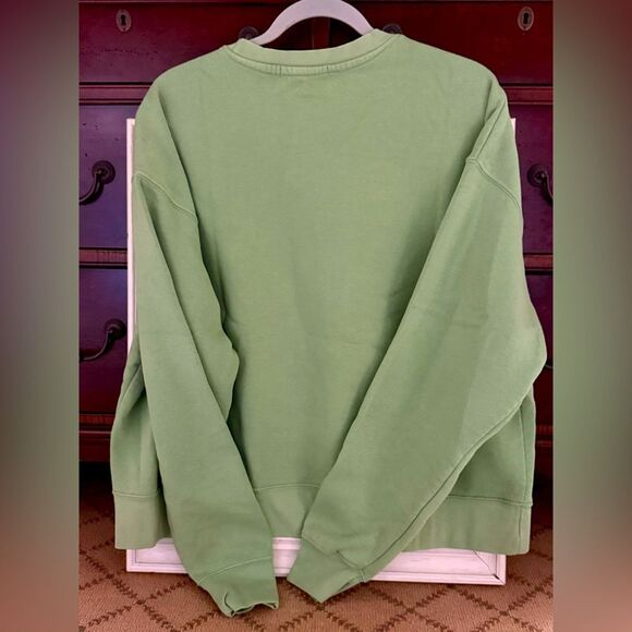 WeWoreWhat Oversized Mid weight Sweatshirt washed out Green M - Picture 2 of 8